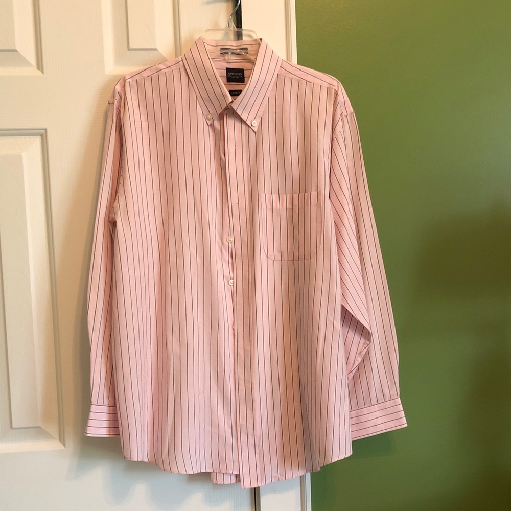 Pink and gray men’s shirt